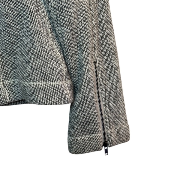 Eileen Fisher Ash Organic Cotton Twisted Terry Moto Jacket Womens XL Minimalist - Picture 10 of 16
